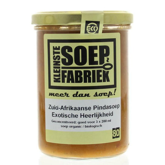 Kleinstesoepfabr Zuid Afrikaanse pinda soep bio 400ml