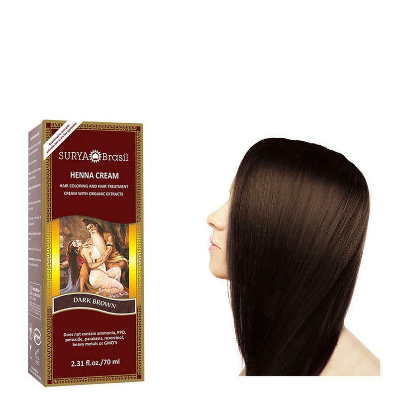 Surya Brasil Henna haarverf creme donker bruin 70ml