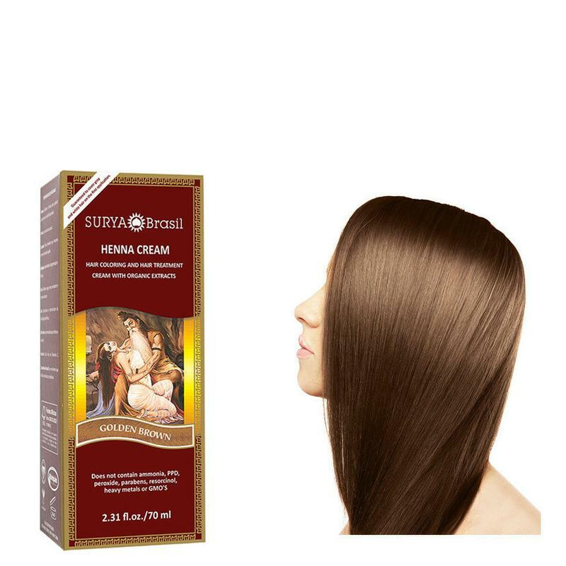 Surya Brasil Henna haarverf creme goud bruin 70ml