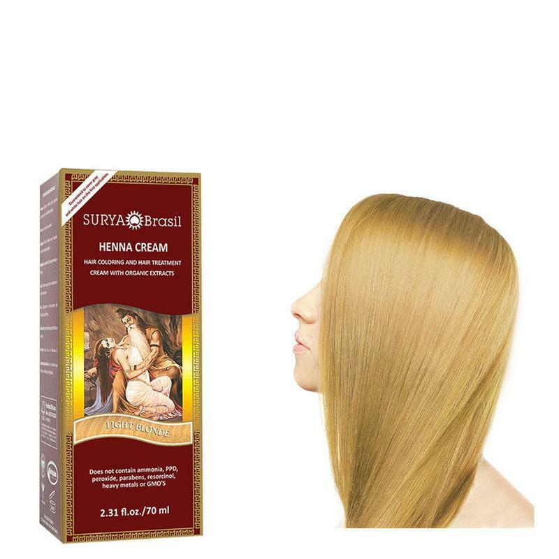 Surya Brasil Henna haarverf creme licht blond 70ml