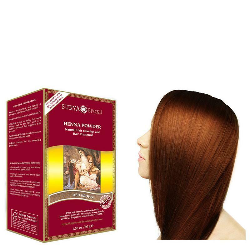 Surya Brasil Henna haarverf poeder as bruin 50g