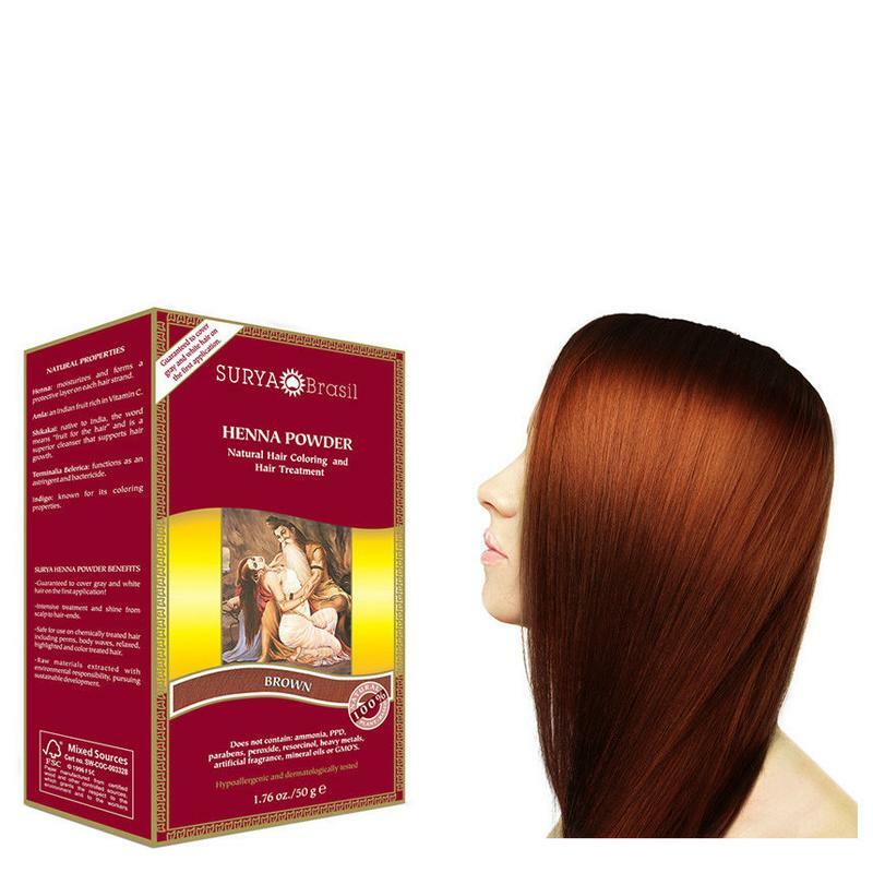 Surya Brasil Henna haarverf poeder bruin 50g