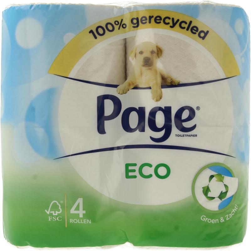 Page Groen & zacht toiletpapier 4st