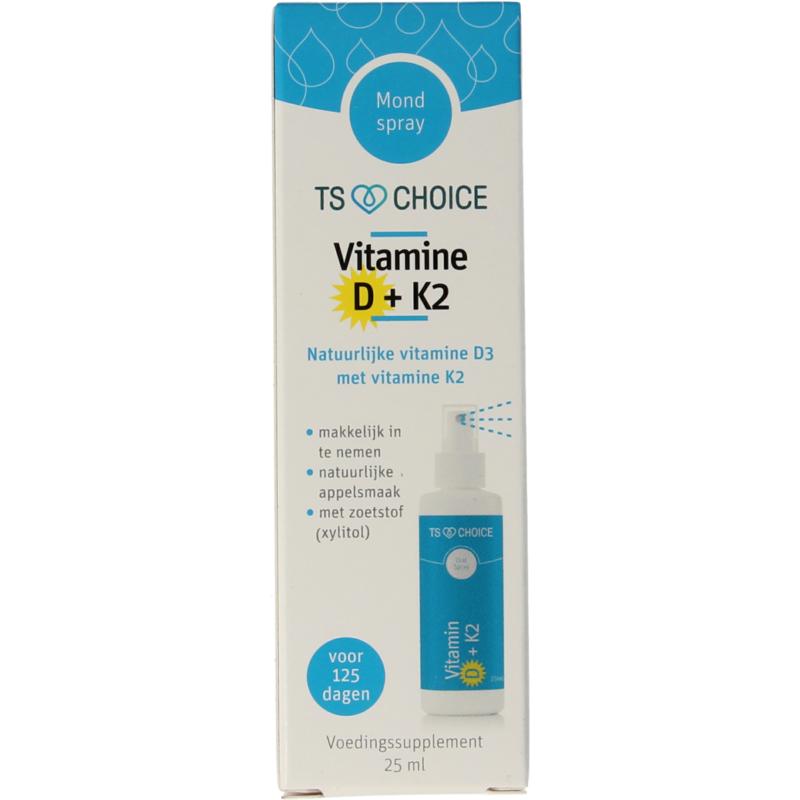 TS Choice Vitaminespray vitamine D3 + K2 25ml