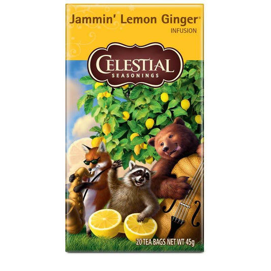 Celestial Season Jammin' lemon ginger tea 20st