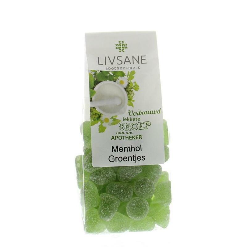 Livsane Menthol groentjes 200g
