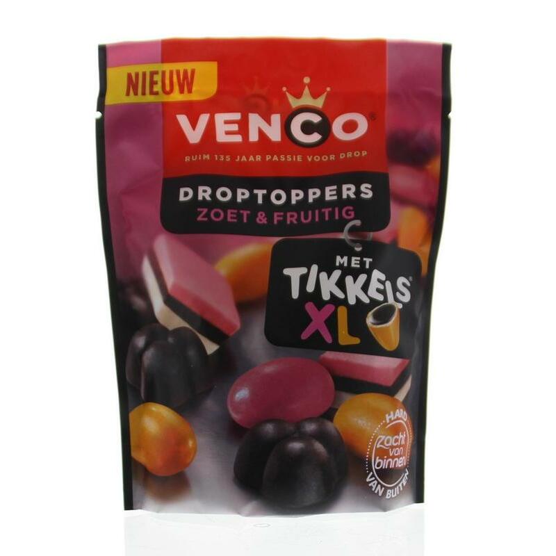 Venco Droptoppers fruitig 255g