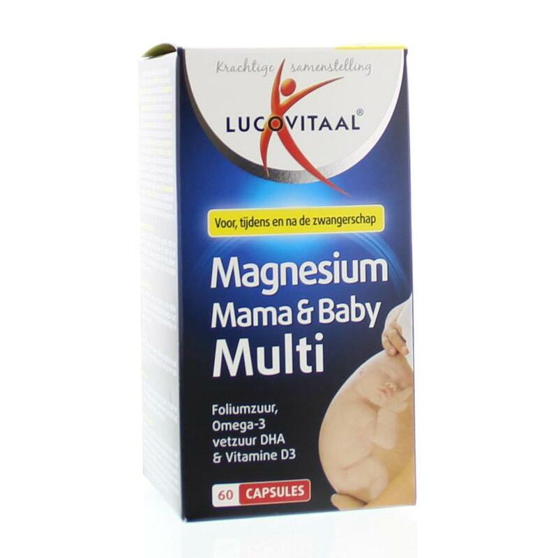 Lucovitaal Magnesium mama & baby multi 60ca