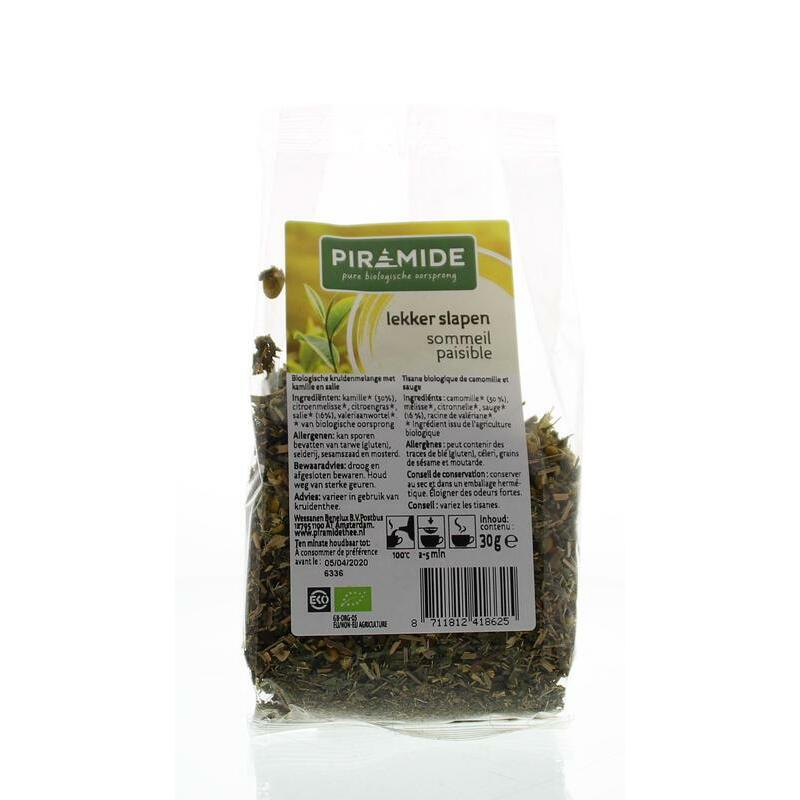 Piramide Lekker slapen thee bio 30g