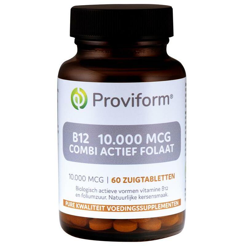 Proviform Vitamine B12 10.000 mcg combi actief folaat 60zt