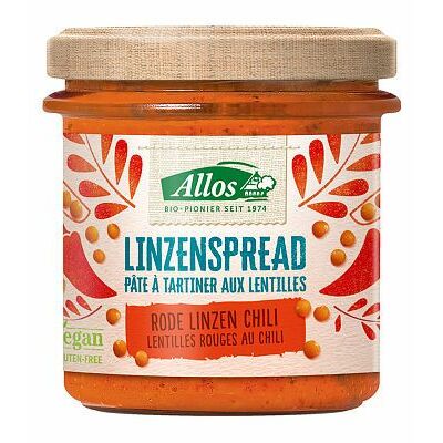 Allos Linzenspread rode chili bio 140g
