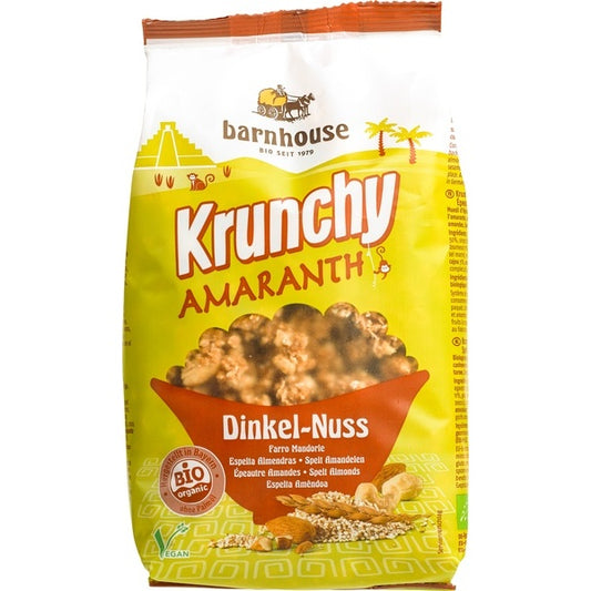 Barnhouse Krunchy amaranth spelt amandel bio 375g