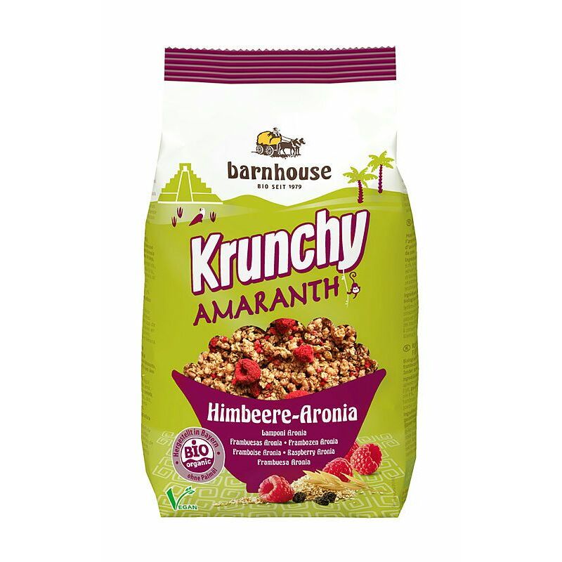 Barnhouse Krunchy amaranth framboos aronia bio 375g