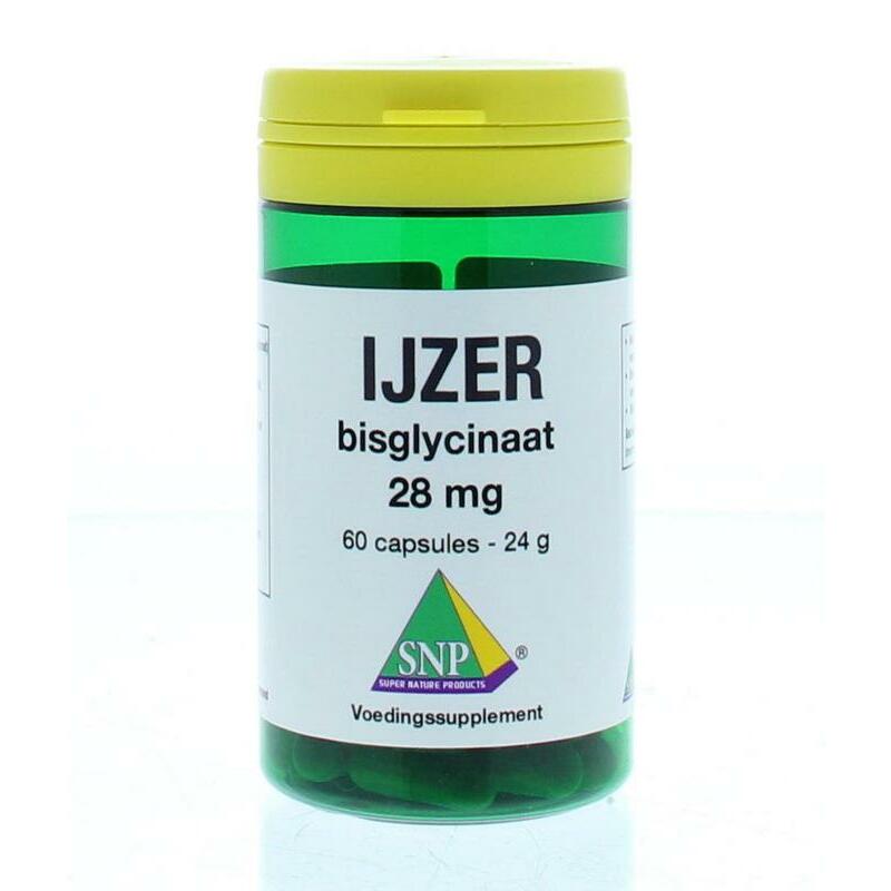 SNP IJzer bisglycinaat 28mg 60ca