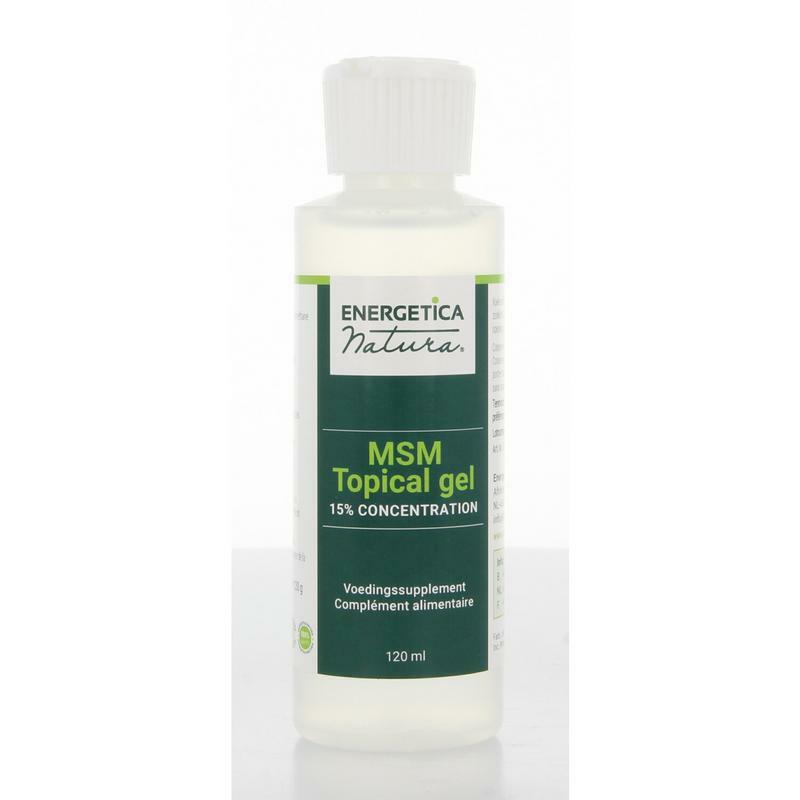Energetica Nat MSM Topical gel 120ml