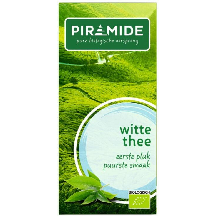 Piramide Witte thee original eko bio 20st