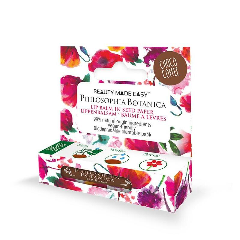 Beauty Made Easy Lipbalm philosophia botanica choco coffee 4.8g