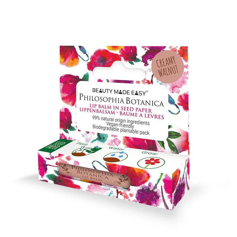 Beauty Made Easy Lipbalm philosophia botanica creamy walnut 4.8g
