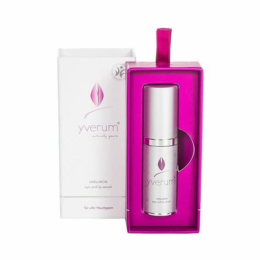 Yverum Hyaluron oog lip serum vegan 15ml