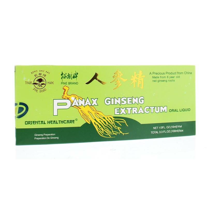 Panax Ginseng Panax ginseng extractum 10x10 ml 100ml