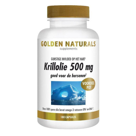 Golden Naturals Krillolie 500 mg 180sft