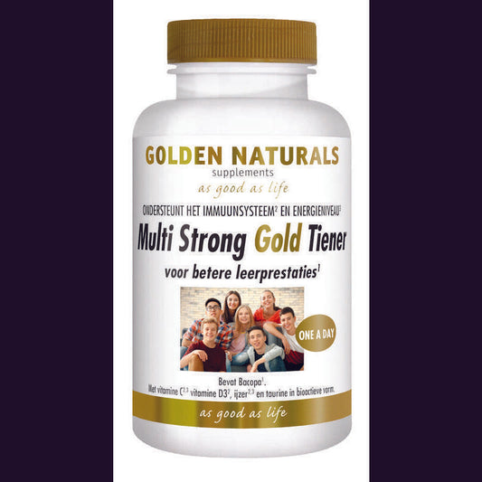 Golden Naturals Multi strong gold tiener 60vc
