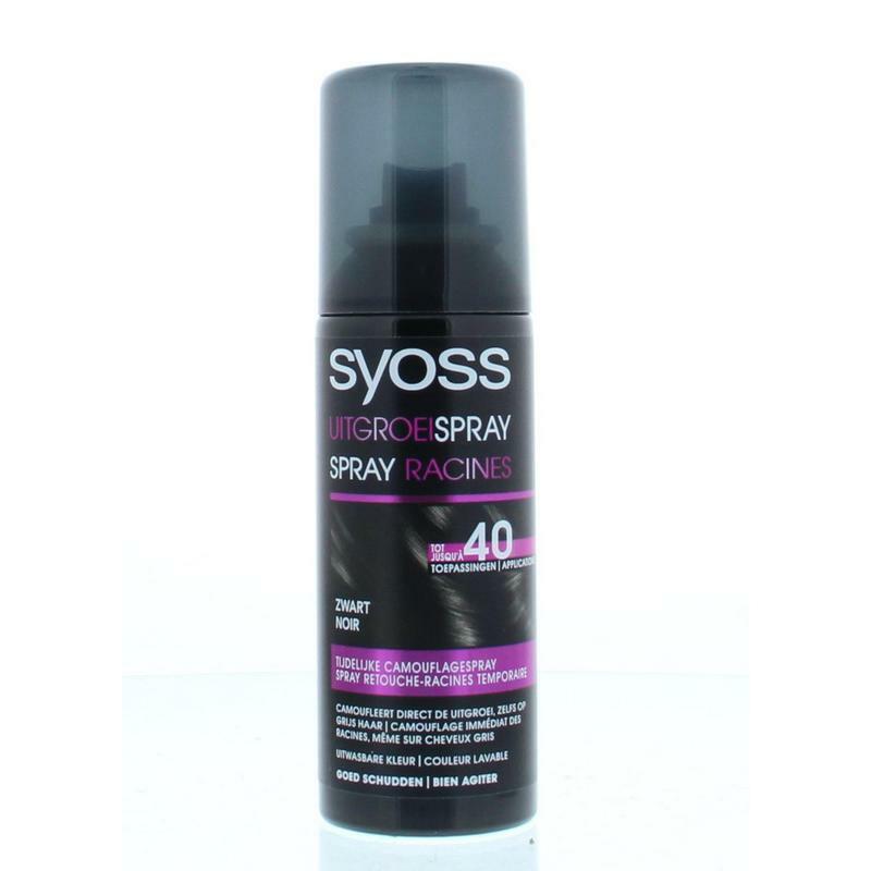 Syoss Uitgroeispray zwart 120ml