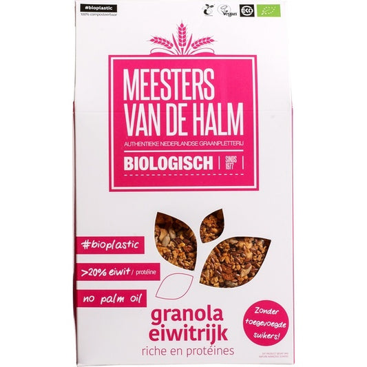De Halm Granola eiwitrijk bio 350g