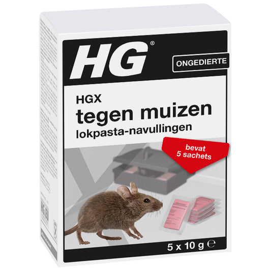 HG X lokpasta tegen muizen navul 5sach