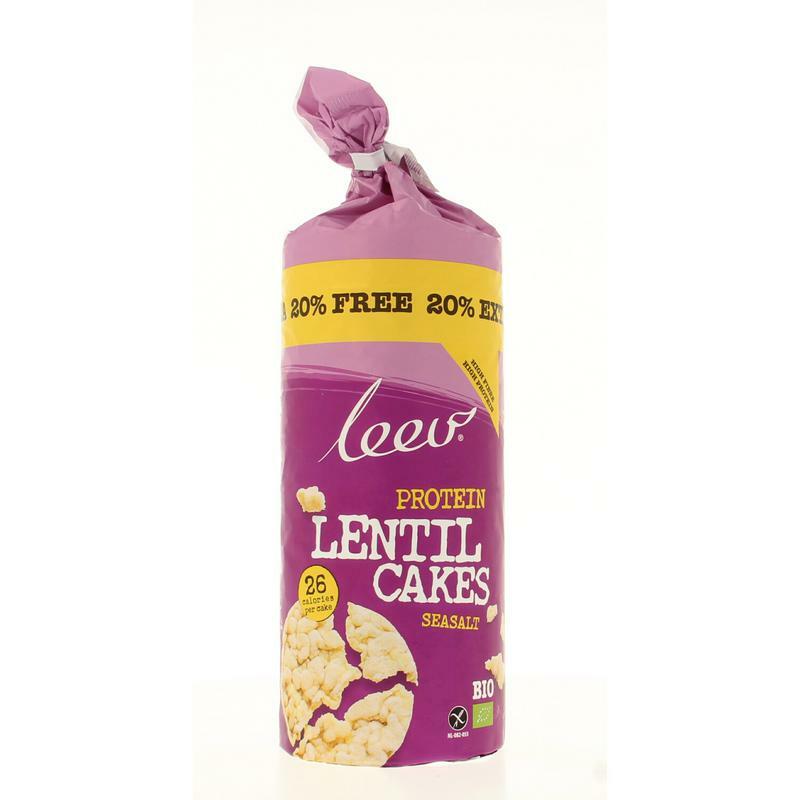 Leev Proteine linzenwafels 20% gratis bio 120g