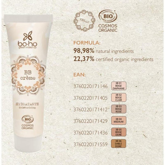 Boho Cosmetics Blemish balm cream medium 30ml
