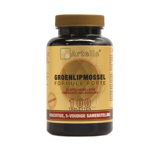 Artelle Groenlipmossel formule forte 100tb