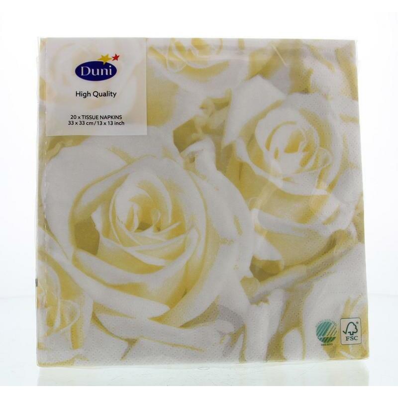 Duni Servet white dreams 20st