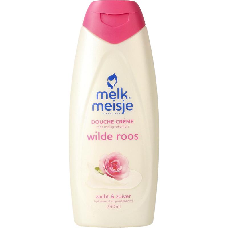 Melkmeisje Douche wilde roos 250ml