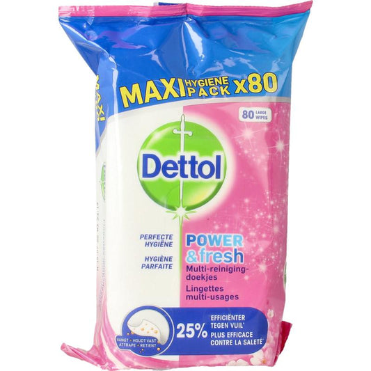 Dettol Multi reinigings doekjes p & fr kersenbloesem 80st