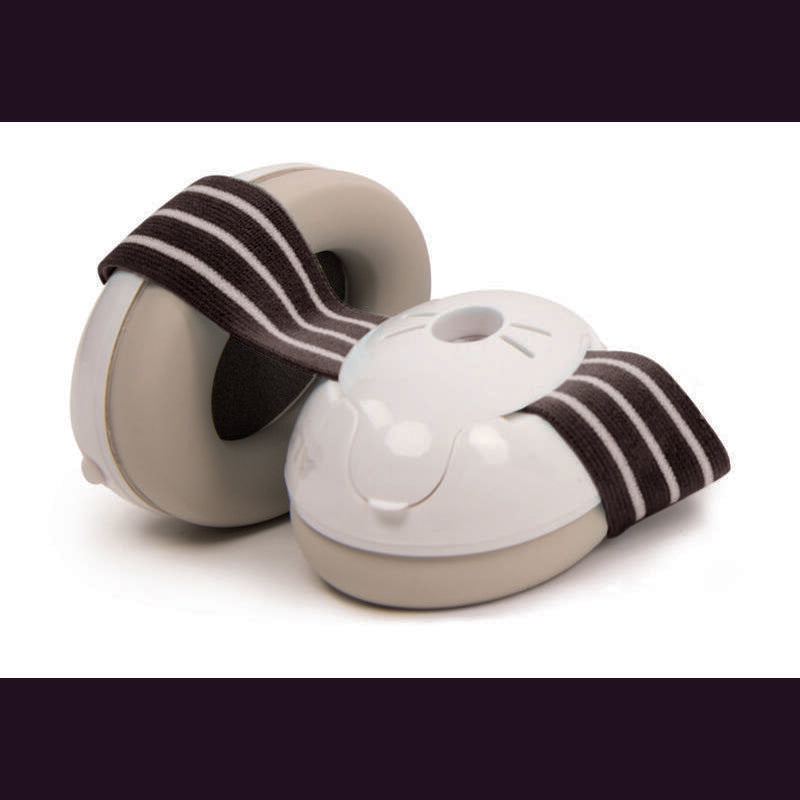 Alpine Muffy baby zwart/wit oorkap 1st