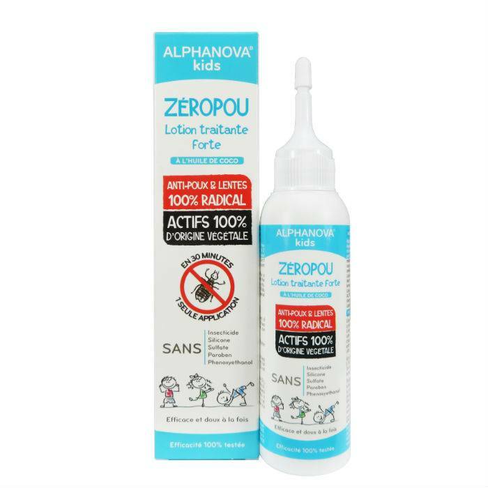 Alphanova Kids Zeropou behandeling anti hoofdluis 100ml