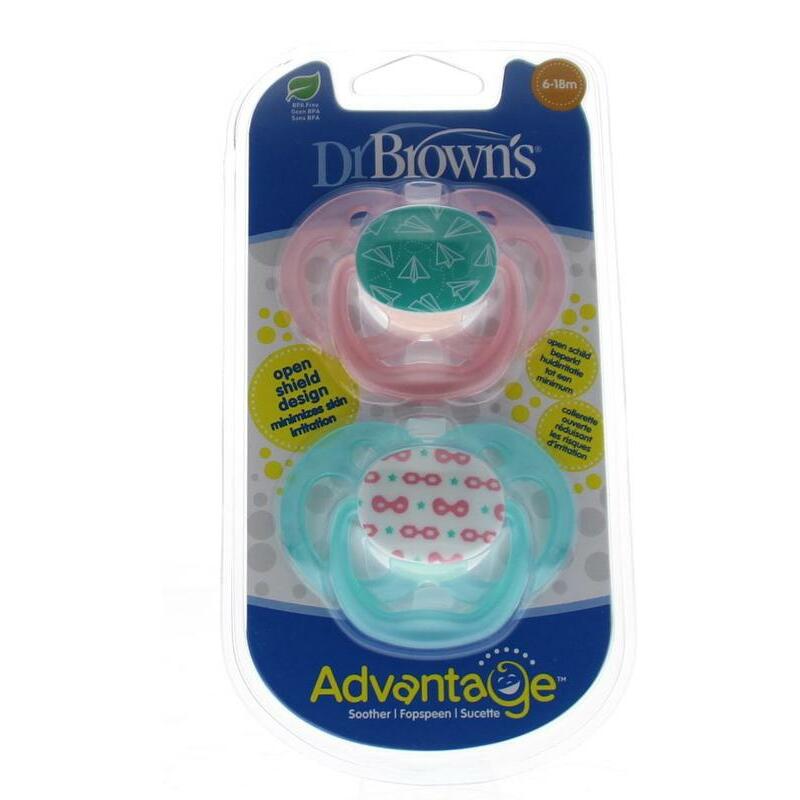 Dr Brown's Fopspeen advantage fase 2 roze 2st