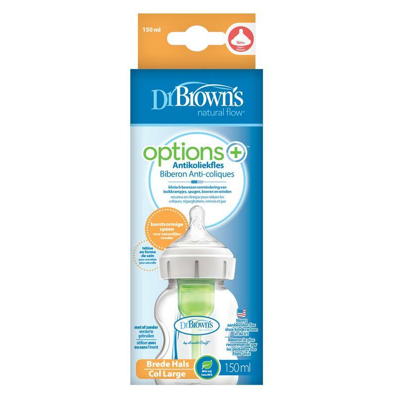 Dr Brown's Options+ brede halsfles 150 ml 1st