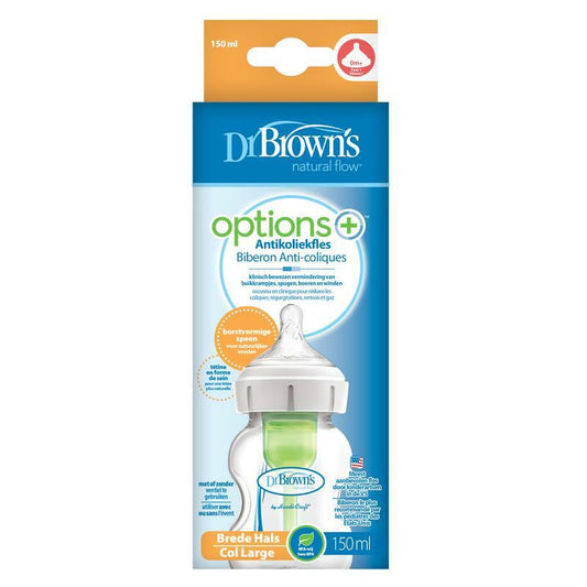 Dr Brown's Options+ brede halsfles 150 ml 1st