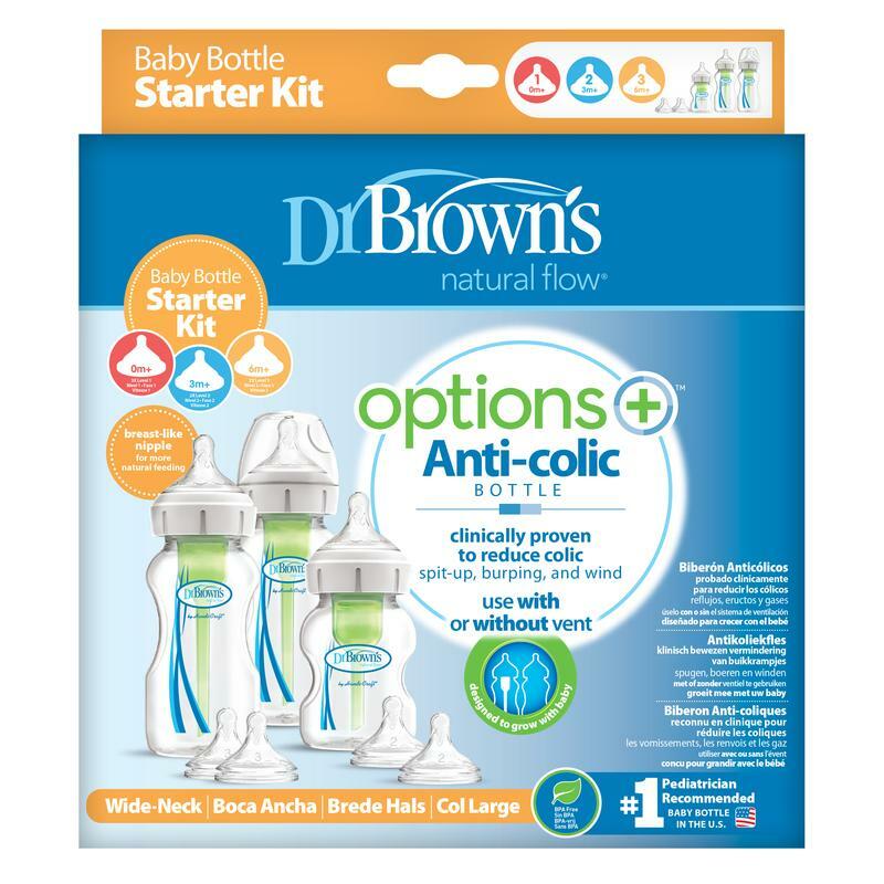 Dr Brown's Options+ startpakket breed 1st
