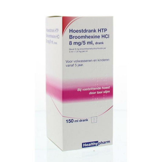 Healthypharm Broomhexine hoestdrank 8mg 150ml