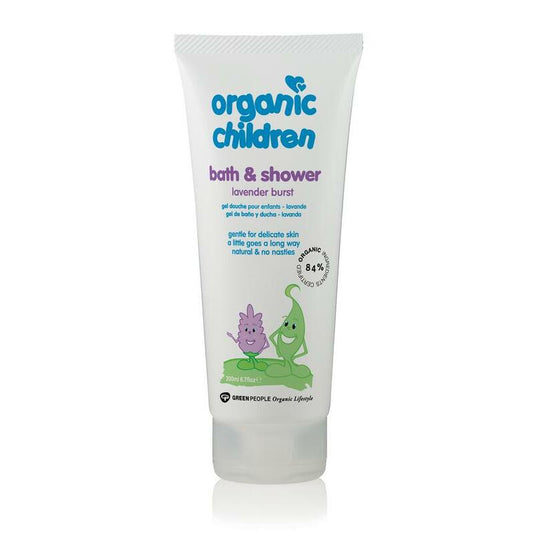 Green People Organic children bath & shower lavender burst 200ml