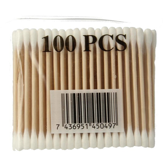 Diversen Wattenstaafjes hout 100st