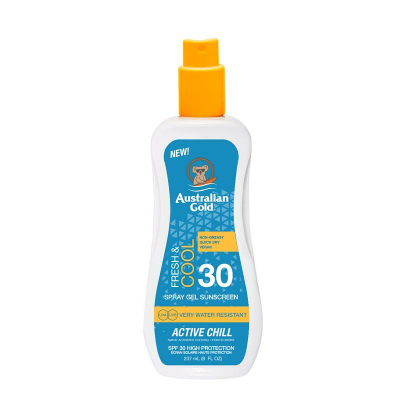 Australian Gold Fresh & cool active chill spray gel SPF 30 237ml