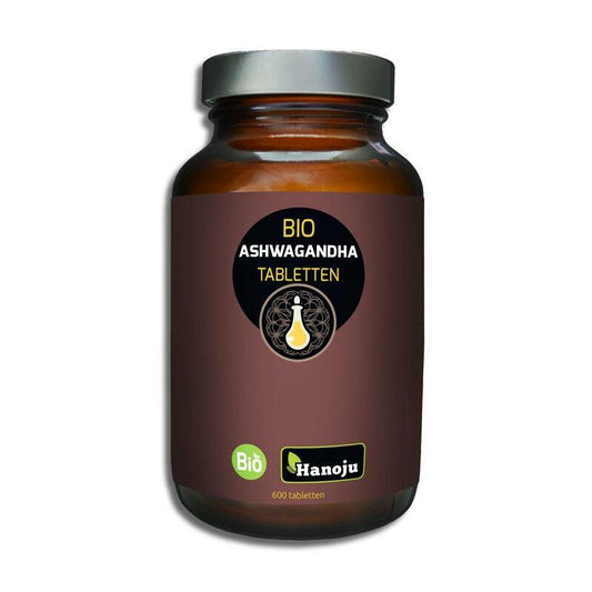 Hanoju Ashwagandha organic 500 mg 600tb