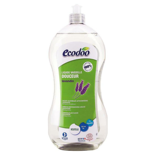 Ecodoo Afwasmiddel vloeibaar zacht lavandin bio 1000ml