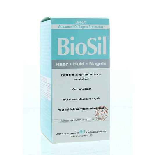 Biosil Silicium huid haar nagels 60ca
