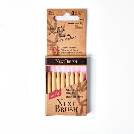 Nextbrush Bamboe interdentale ragers ISO 0 8st