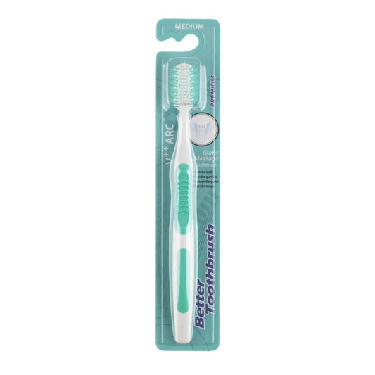 Bettertoothbrush Tandenborstel premium medium groen 1st